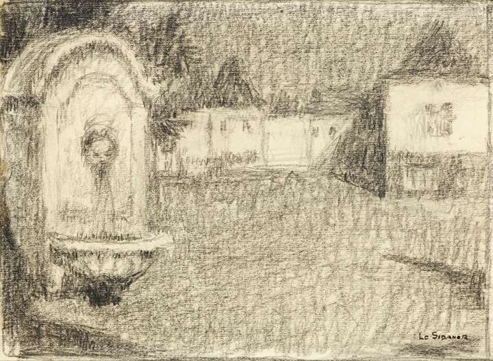 A Fountain in a Village Square
